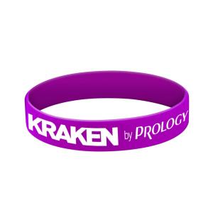 Миниатюра продукта Браслет силиконовый брендированный — KRAKEN by PROLOGY, фиолетовый