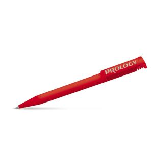 Изображение продукта Ручка брендированная — PROLOGY: пластиковая, с кнопочным механизмом и широким клипом