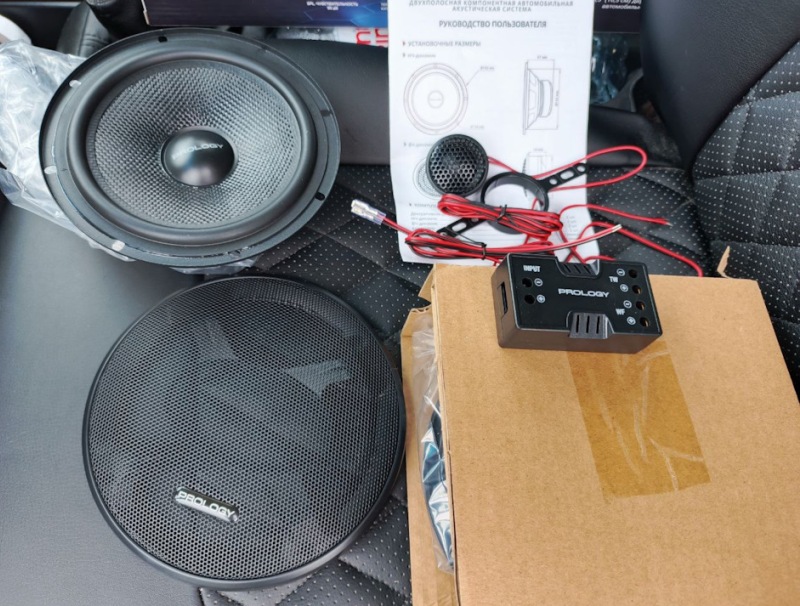 Изображение Обзор с DRIVE2: Замена динамиков на PROLOGY SL-65 CS
